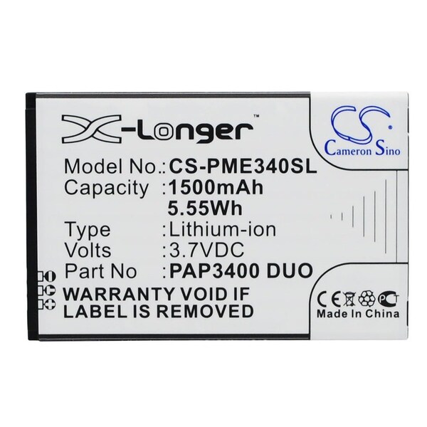 Bsc Preferred Prestigio MultiPhone 3400 Duo Mobile Phone Replacement Battery CS-PME340SL - main